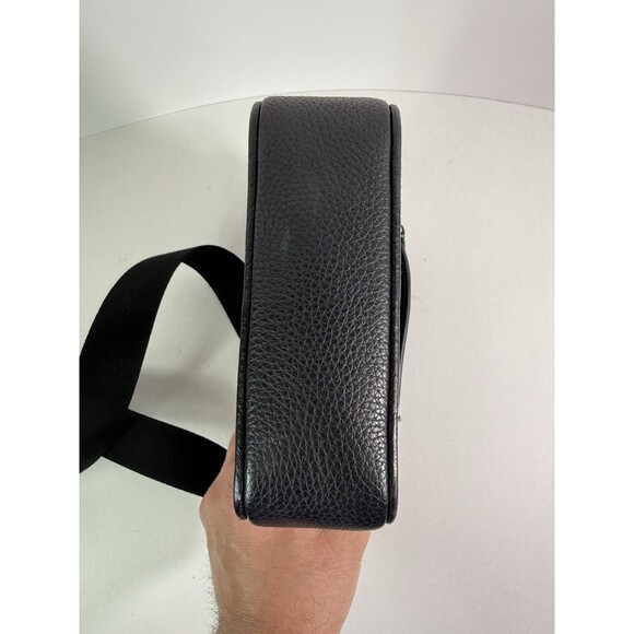 Coach Sullivan Jacquard black silver heart print crossbody purse bag handbag sma - Picture 6 of 16